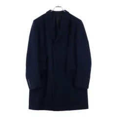 GUCCI (グッチ) 3B Wool Coat シングル ウールロングコート ネイビー 439365 ZGW07のサムネイル