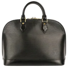 良品 Louis Vuitton ルイヴィトン エピレザー アルマPM ハンドバッグ M52142 ノワール ブラック レディース 古着 中古 USED