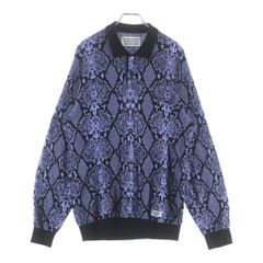 wacko mariaワコマリア パイソンジャガードニットポロシャツ L - メルカリ
