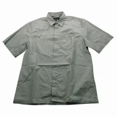 3.1 Phillip Lim スリーワンフィリップリム シャツ 比翼 半袖 ボックスシルエット トップス S グリーン 緑 メンズ 【中古】のサムネイル