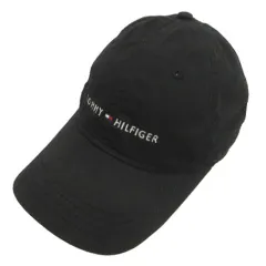 トミーヒルフィガー TOMMY HILFIGER ロゴキャップ C817878600-017 ロゴ刺繍 アジャスター コットン ブラック 黒 ONEのサムネイル
