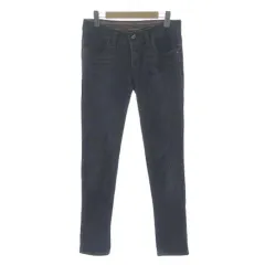 ガス GAS スキニージーンズ 02-36-5421-03-0008 デニム レザー切替え ストレッチ コットン混 インディゴ ブルー 青 27のサムネイル