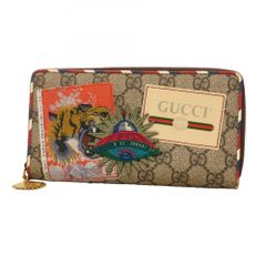 4550 レアGUCCI グッチ GGスプリーム クーリエ 長財布 虎とUFO - メルカリ