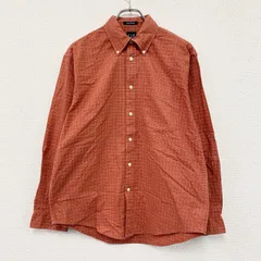 OLD GAP　オールドギャップ　長袖ボタンダウンシャツ　チェック柄　赤　レッド　XSサイズ　古着【値引き交渉OK！】