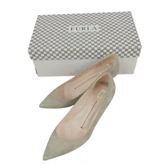 180053 現状品 Furla フルラ スエード パンプス  22.5cmのサムネイル