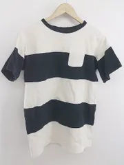 ◇ EASTBOY イーストボーイ ボーダー 半袖 Tシャツ カットソー サイズ11 ブラック ホワイト レディース P  【1301060001297】