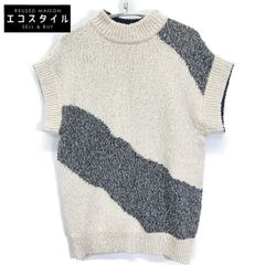 ADORE 531-2170212 White Tally Yarn Slub Intarsia Knit 38