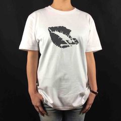 Original T-shirt, Sexy KISS Kiss Mark Lips Skull Stencil Art T-shirt, SML XL, Tight, Just Right, Big, Oversized, Men's, Women's, Unisex, Pink Cream