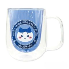 신품 치이카와 더블 월 글라스 하치와레