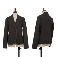 レキップ ヨシエイナバL'EQUIPE YOSHIE INABA コットンストレッチ3Bジャケット 黒9のサムネイル
