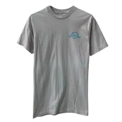 90s USA製 Hanes 半袖 プリントTシャツ M グレー ヘインズ プルオーバー 90年代 両面プリント コットンポリ カットソー 夏物 a805-5859のサムネイル