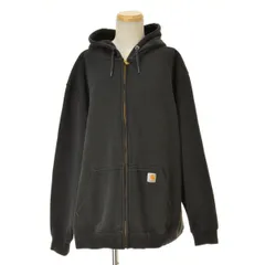 【CARHARTT】K122 BLK ORIGINAL FIT Midweight Hooded Zip Front ミッドウェイトフーディジップアップスウェットパーカー