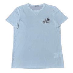 モンクレール ダブルロゴ ホワイト L Tシャツ 5S462 - メルカリ
