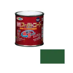 【新品・7営業日以内発送】アサヒペン 4970925541338 油性スーパーコート １／１２Ｌ 緑 4970925541338 油性塗料 ASAHIPEN 万能塗料 ペンキ【沖縄離島販売不可】のサムネイル