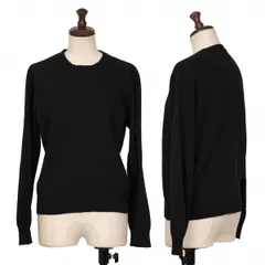 ローブドシャンブル コムデギャルソンrobe de chambre COMME des GARCONS ウールナイロンニットセーター 黒S位のサムネイル