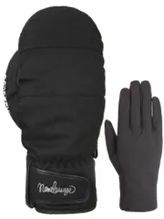 新品 [ネームレスエイジ] スノーボード グローブ GORE-TEX メンズ レディース ミトン インナーグローブ付き 全8色 AGE-31M ブラック Mサイズ 手袋 スノーグローブ スノボ ゴアテックス