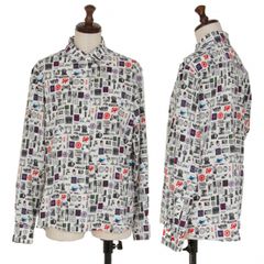 美品✨PS Paul Smith ポリバードプリント シャツ ブラウス 鳥 総柄 
