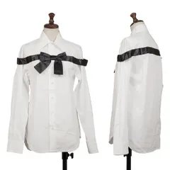 ジュンヤワタナベ コムデギャルソンJUNYA WATANABE COMME des GARCONS リボンデザインシャツ 白黒SSのサムネイル