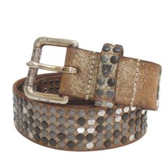 E0733s HTC 5000 Studs Belt スタッズ レザーベルト - メルカリ