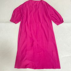 レディース みなよセレクト、スカイピンク 半袖カットソーワンピース M