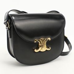 美品 CELINE セリーヌ ティーンニノ 2WAY ブラック ゴールド金具 