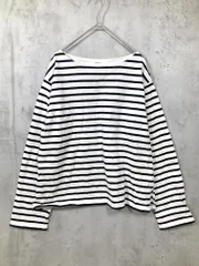 Discoat ディスコート DCZ1031106A0016 バスクボーダーロングスリーブ Tシャツ sizeF/黒×白 ■■レディース
