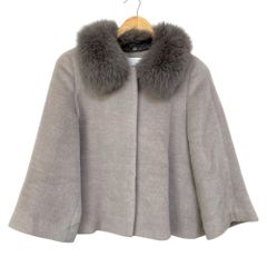 新品 タグ付き ANAYI アナイ アルパカ フォックスファーショートコート