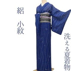 値下げ交渉OK！」夏物 洗える ポリエステル 絽 小紋 セット F318