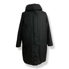 美品 UNIQLO ユニクロ ハイブリッドダウンコート レディース XL ブラック 450491