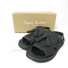 organic handloom size37オーガニックハンドルーム23cm黒 - メルカリ