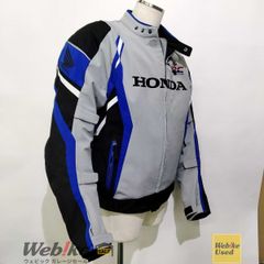 HONDA ホンダ HRC バイクジャケット メッシュ ブルー ブラック 4L