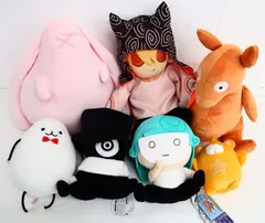 7点セット 歌い手 Eve ぬいぐるみ/ずきんちゃん・きょうりゅうちゃん・クマタロー・たマゴ・うさ・ひとつめ様・くるくる