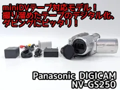 miniDVのダビングに Panasonic ビデオカメラ NV-GS250   7日間保証付きのサムネイル