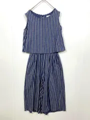 URBAN RESEARCH Sonny Label アーバンリサーチサニーレーベル LA75-24J001 定価7590円 ノースリーブ カット サロペット オーバーオール sizeF/紺 ■◆レディース