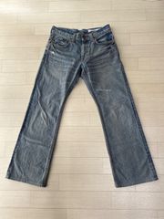 EDWIN 401XVS y2k フレアデニム シンチバック 濃紺 w36 - メルカリ