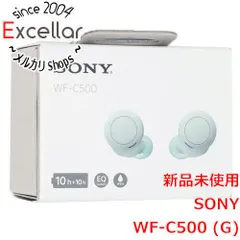 [bn:8] 【新品(開封のみ・箱きず・やぶれ)】 SONY　ワイヤレスステレオヘッドセット　WF-C500 (G)　アイスグリーン