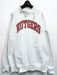 90s Champion リバースウィーブ RUTGERS オフホワイト - メルカリ
