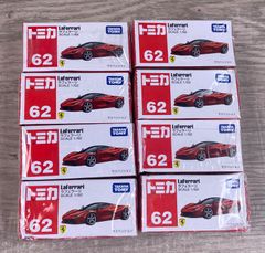 トミカ　Ferrari ジャンク品 ジャンク トミカ No.62 ラ フェラーリ 8個まとめ売り ※箱へこみあり