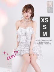 an キャバドレス フリル ミニドレス AOC-4105 | Mercari