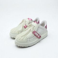 DIOR-ID スニーカー ホワイト ピンク - メルカリ