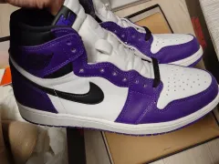 270 NIKE エア ジョーダン 1 ハイ コート パープル