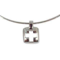 TIFFANY&Co. ティファニー ラージ オープン クロス ネックレス - メルカリ