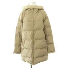 ショコラフィネローブ chocol raffine robe 中綿コート ジップアップ アウター ミドル丈 F ベージュ /HS ■ECC004のサムネイル