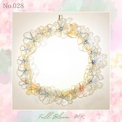 ワイヤーアート ワイヤークラフト フラワー×ハート リース - メルカリ
