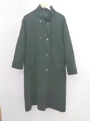 ■ LOWRYS FARM ローリーズファーム スタンドカラー ウール混 無地 長袖 コート サイズF ブラック レディース P  【1310020015649】のサムネイル