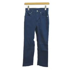 ザラ ZARA デニム ジーンズ USA2 ブルー 無地 ストレートシルエット フルレングス /MD