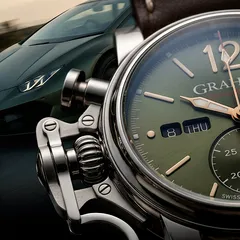 グラハム　GRAHAM　クロノファイター ヴィンテージ  グリーン商品番号 2CVAS.G02A              44MM/Calibre G1747 Automaticのサムネイル