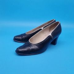 シャネル CHANEL ココマーク レザー フラットシューズ バレリーナ 38½