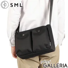 エスエムエル ショルダーバッグ メンズ レディース 斜めがけバッグ ナイロン SML バッグ 斜めがけ 大人 軽量 軽い トラベル B5 撥水 防水 ショルダー コーデュラ DECLAN PILOT SHOULDER BAG K905053 BLACKのサムネイル