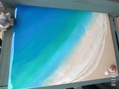 オーシャンレジンアート 35.5㎝×23.5㎝ - メルカリ